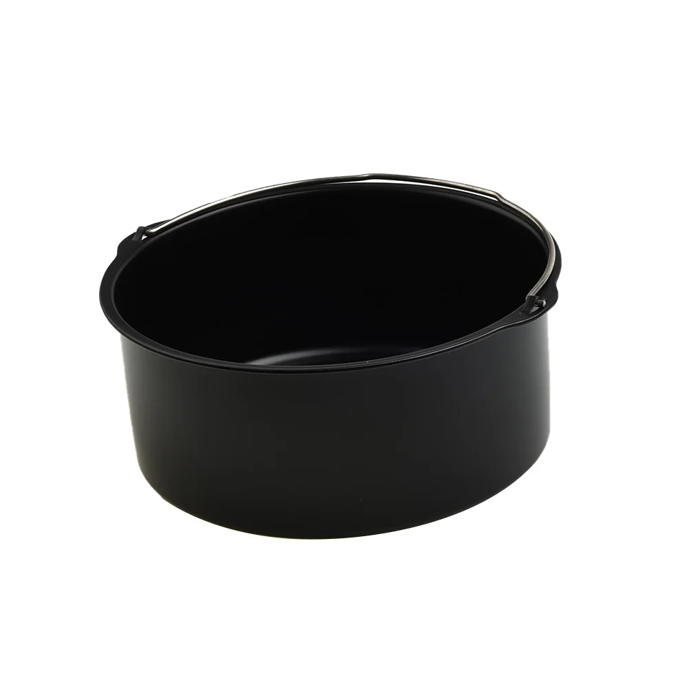 

6/7/8Inch Round Baking Mold Air Fryer Basket Tray Cake Mould Non Stick Pan Carbon Steel + Non-stick Coating Bakeware Cake Tools