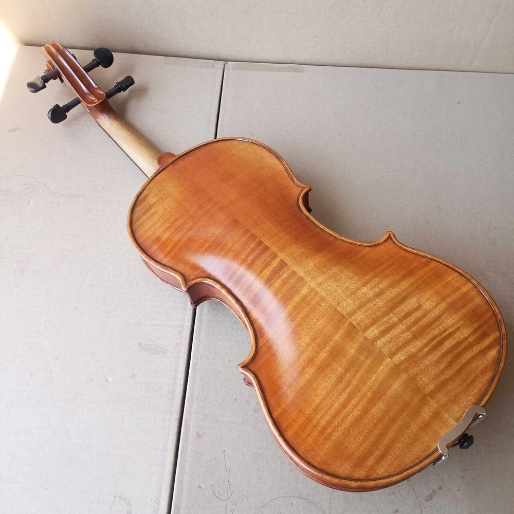 over 20 years Antonio Stradivarius tiger patterned maple violin 4/4 size Handmade Violin beginner professional Musical Instrumen