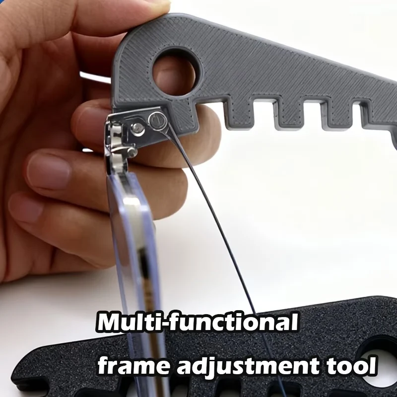 3-in-1 드라이버 키트가 포함된 안경테 조정 도구 - DIY 안경 수리 및 조임을 위한 템플 암 및 코받침 조정기