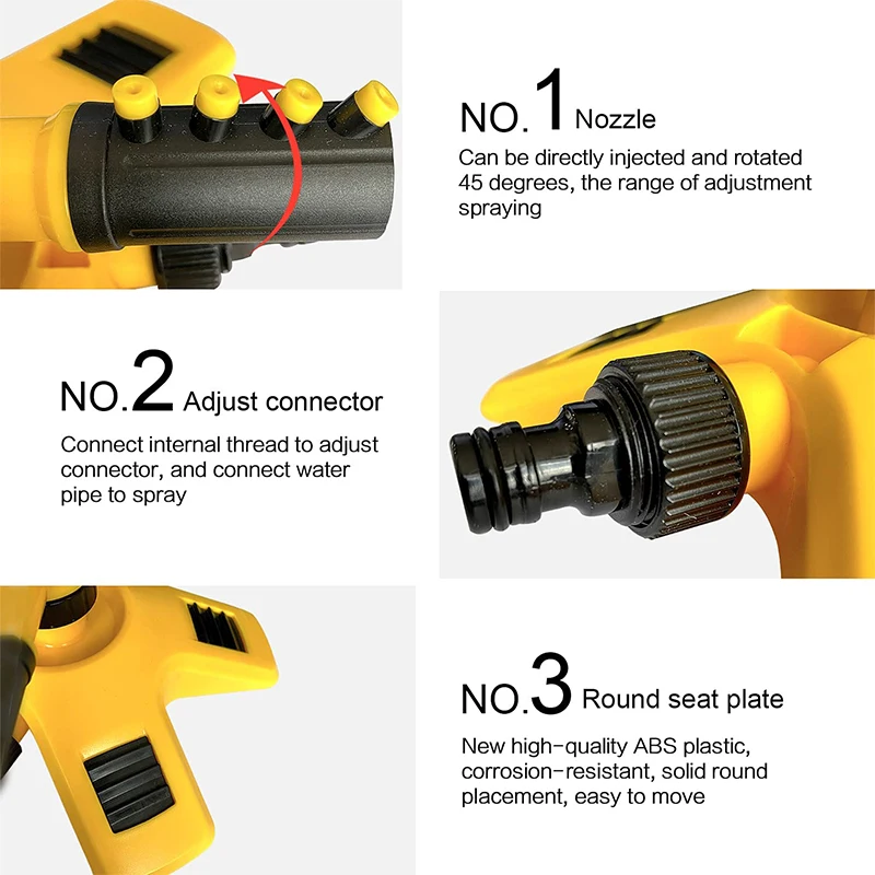 Adjustable 360 Degree Automatic Rotating Garden Sprinkler Large Area Coverage Lawn Sprinklers For Plant Irrigation Garden Sprinkler