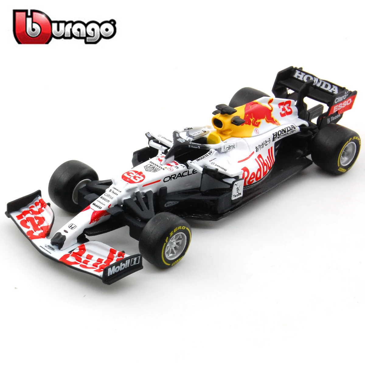 Bburago 1:43 Red Bull Racing Tag Heuer Rb16B 2021 #33 Max Verpunpen Alloy Luxury Vehicle Diecast Cars Model Toy Collection Gift