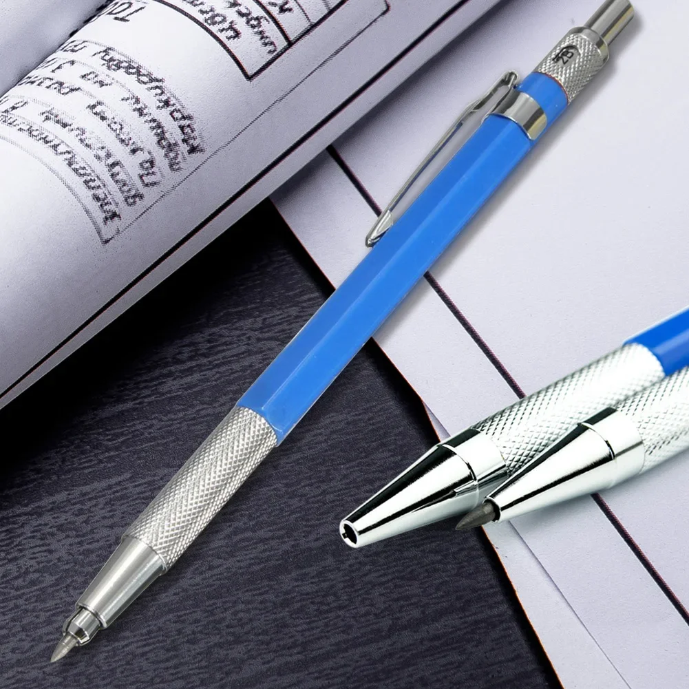 Mechanical Pencil Set 2.0mm Full Metal Art Drawing Painting Automatic Pencil with Leads Office School Supply Writing Art Supplie 3