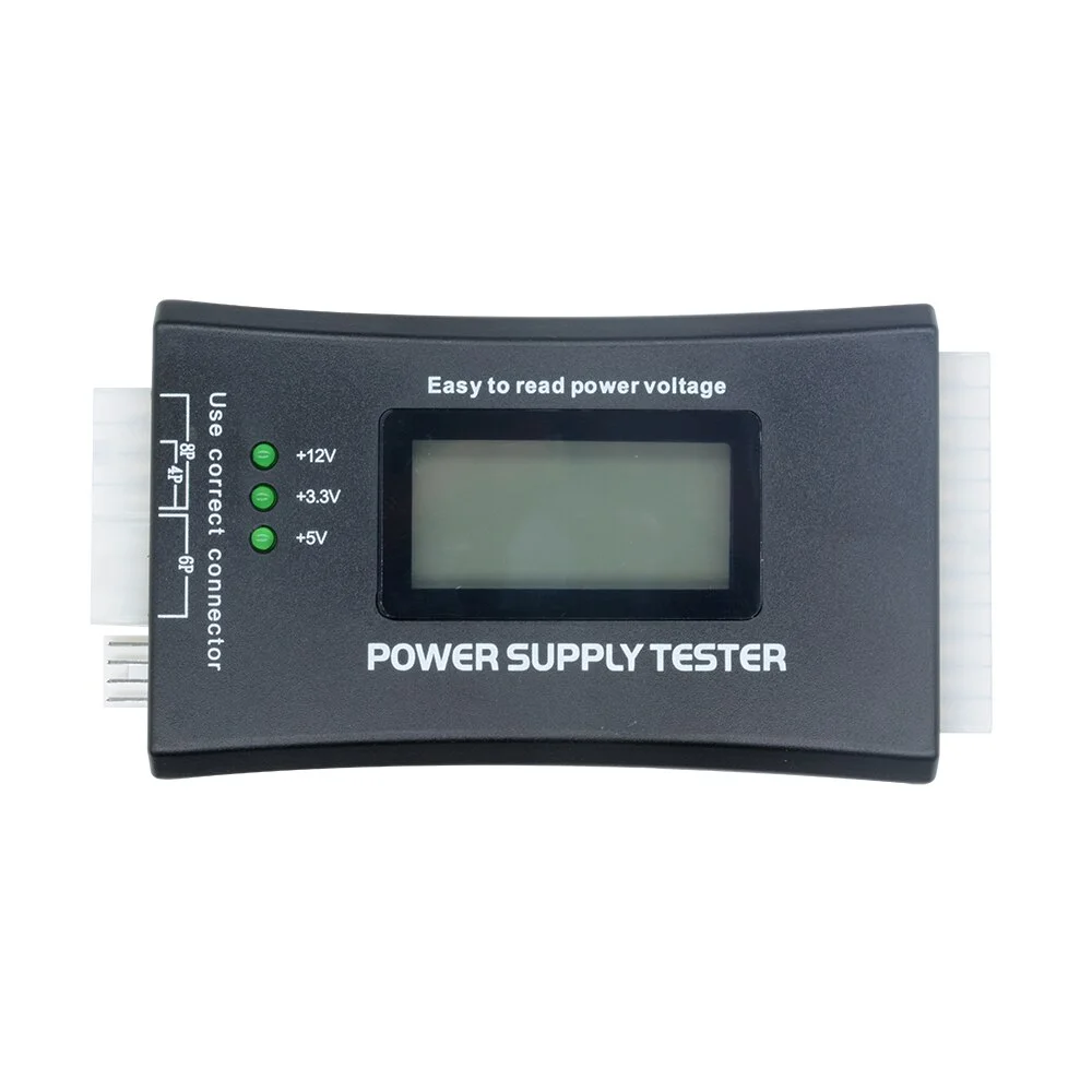 20/24 Pin Power Supply Tester Digital LCD Monitor PC Computer Atx Source Tester Power Supply Measurement Diagnostic Tester Tool 3