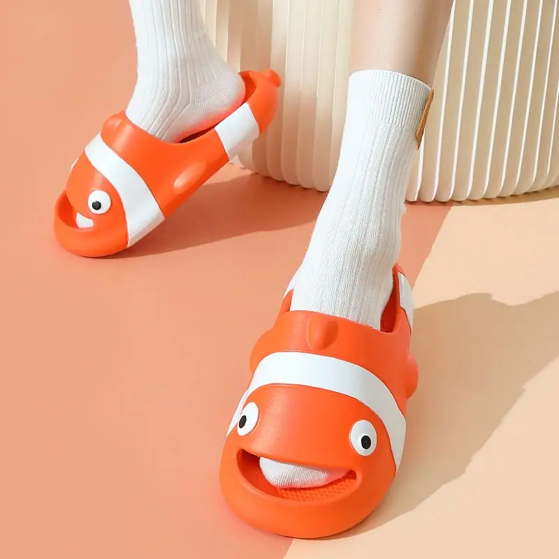 Children Slippers 2023 Woman Comfortable Summer Garden Beach Sandals Baby EVA Bathroom Shoes Non-Slip For Boys Girls 2