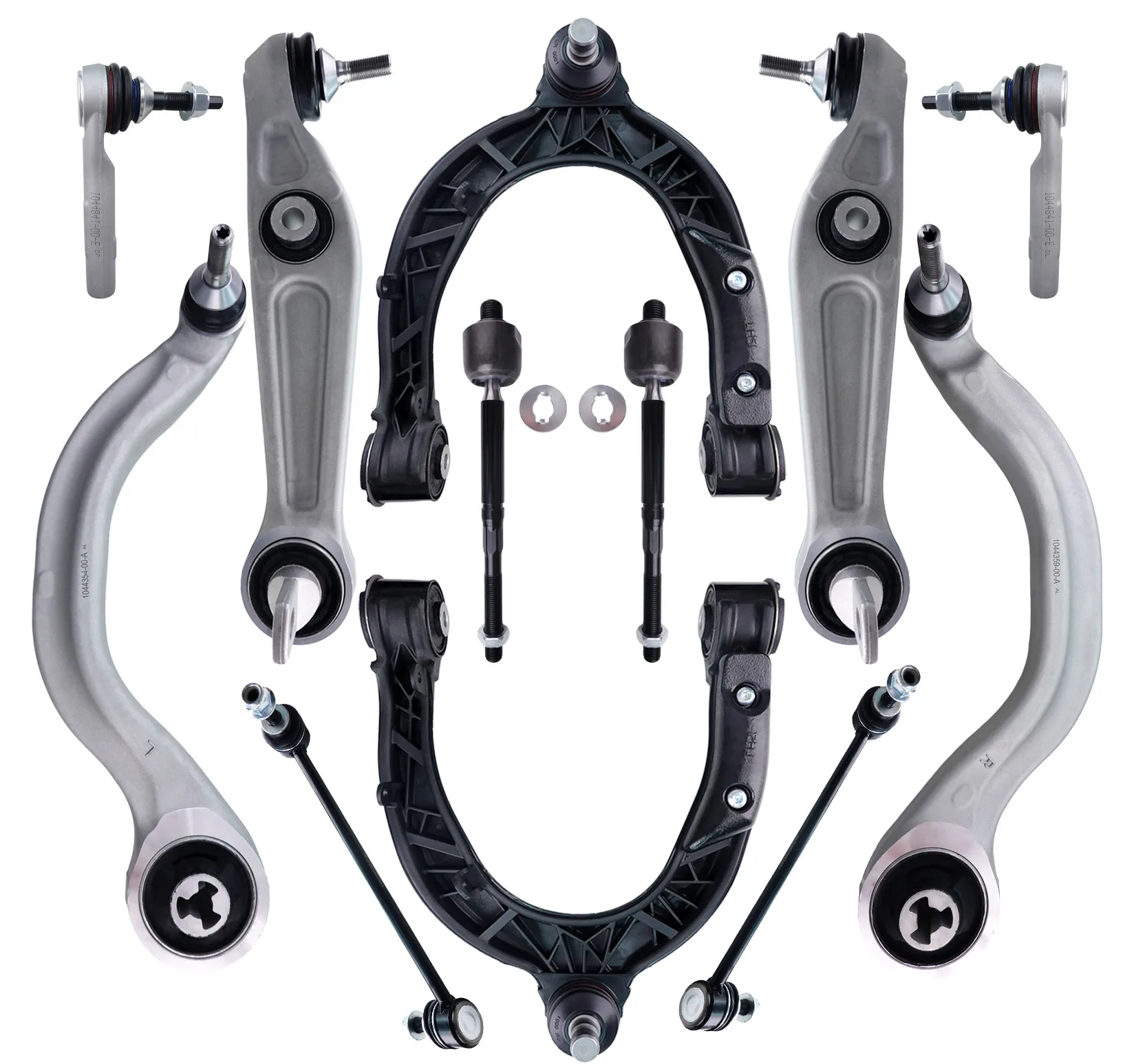 

Svenubee 12pcs Front Upper Lower Control Arm with Ball Joint Sway Bar End Link Set for Tesla Model Y 2019 2020 2021 2022