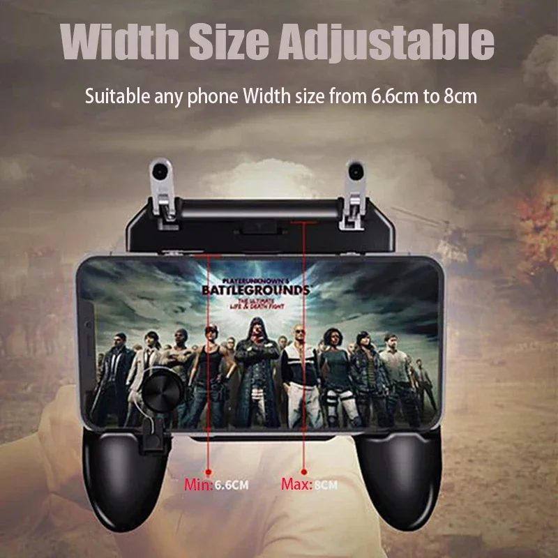Universal Mobile Game Controller Mobile Game Trigger Joystick Gamepad Smartphone Handle Fit Phones Keypads