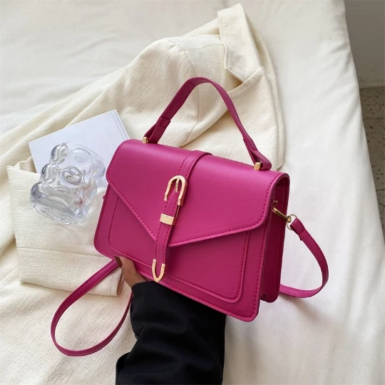 

Модная роскошная женская сумка Rosered 2023, трендовая женская сумка на плечо для девушек, яркие кошельки через плечо из полиуретана, женская кожаная сумка-тоут