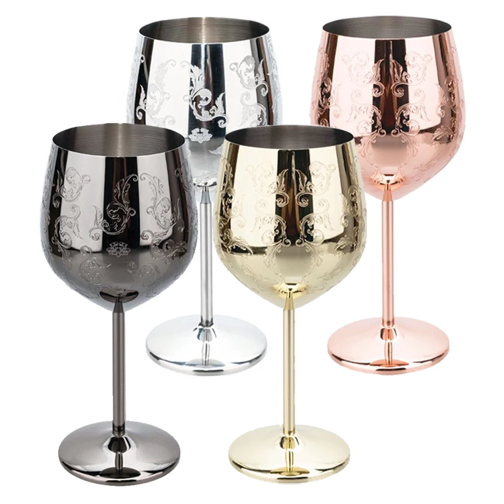 Elegant Grapevine Etched Red Wine Glass Goblet - Perfect for Parties, Weddings, and Wine Lovers' Gifts