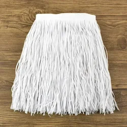 Luxurious Suede Tassel Fringe Trim - 3mm - 15cm - 1Meter (White71)
