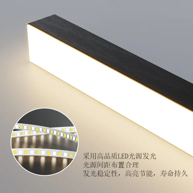 Modern simple LED ceiling chandelier for table dining room kitchen island black pendant lamp home decor hanging lighting fixture led chandelier,ceiling chandelier,art lighting fixtures