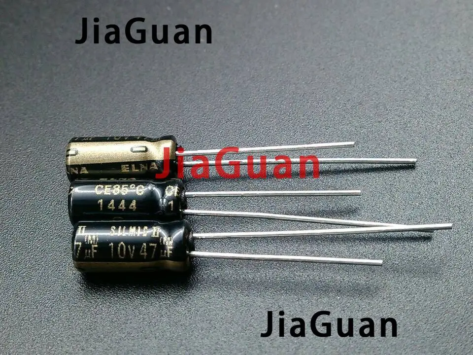 Tụ điện M&agrave;u đen RFS 50V 10UF SILMIC II ELNA (01 Con) - Dalabs Kit