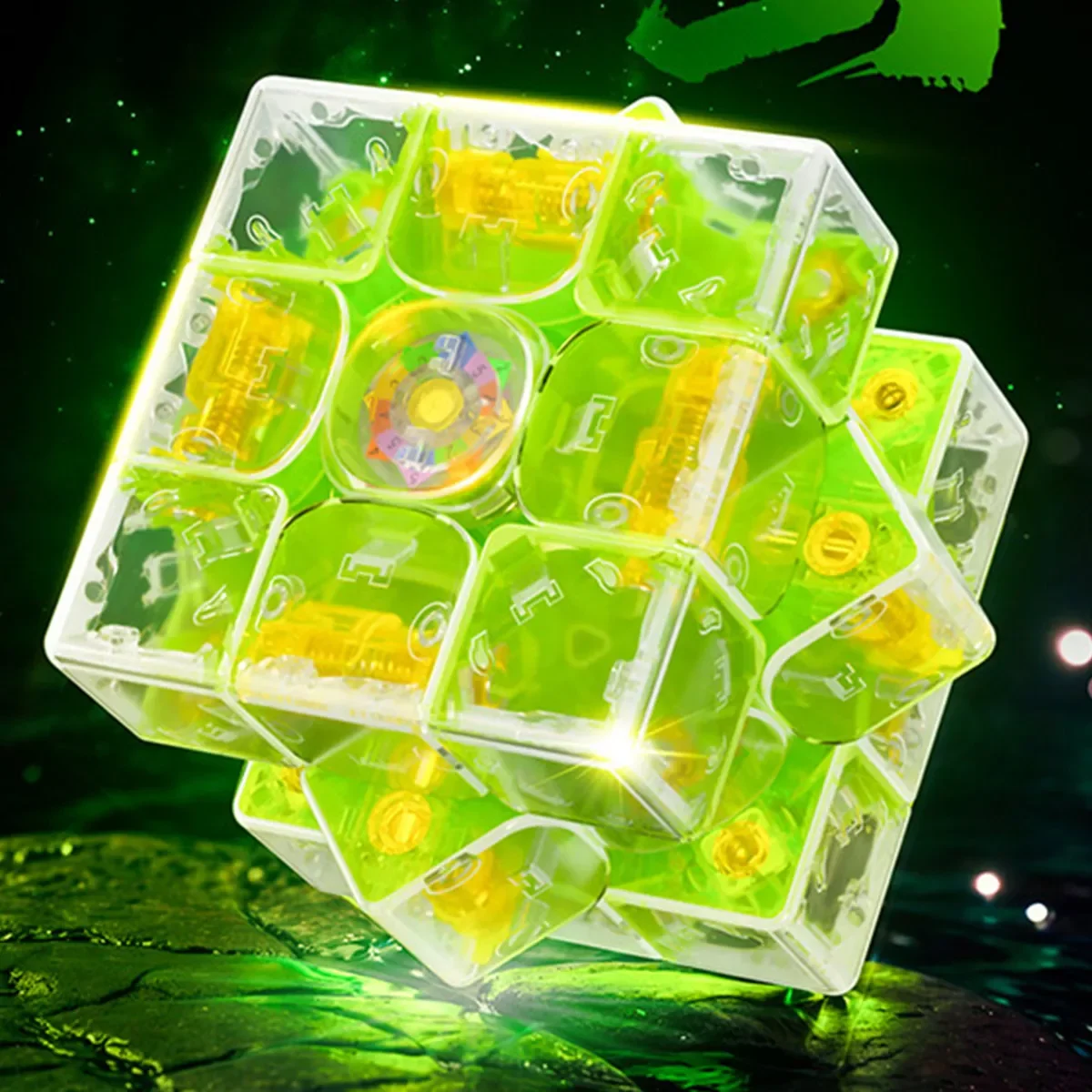New QIYI Xiaying 2024 Limited Edition 3x3 Tornado V3 Magnetic 3x3x3 Maglev Cube Professional Collection Puzzle  Toys 6
