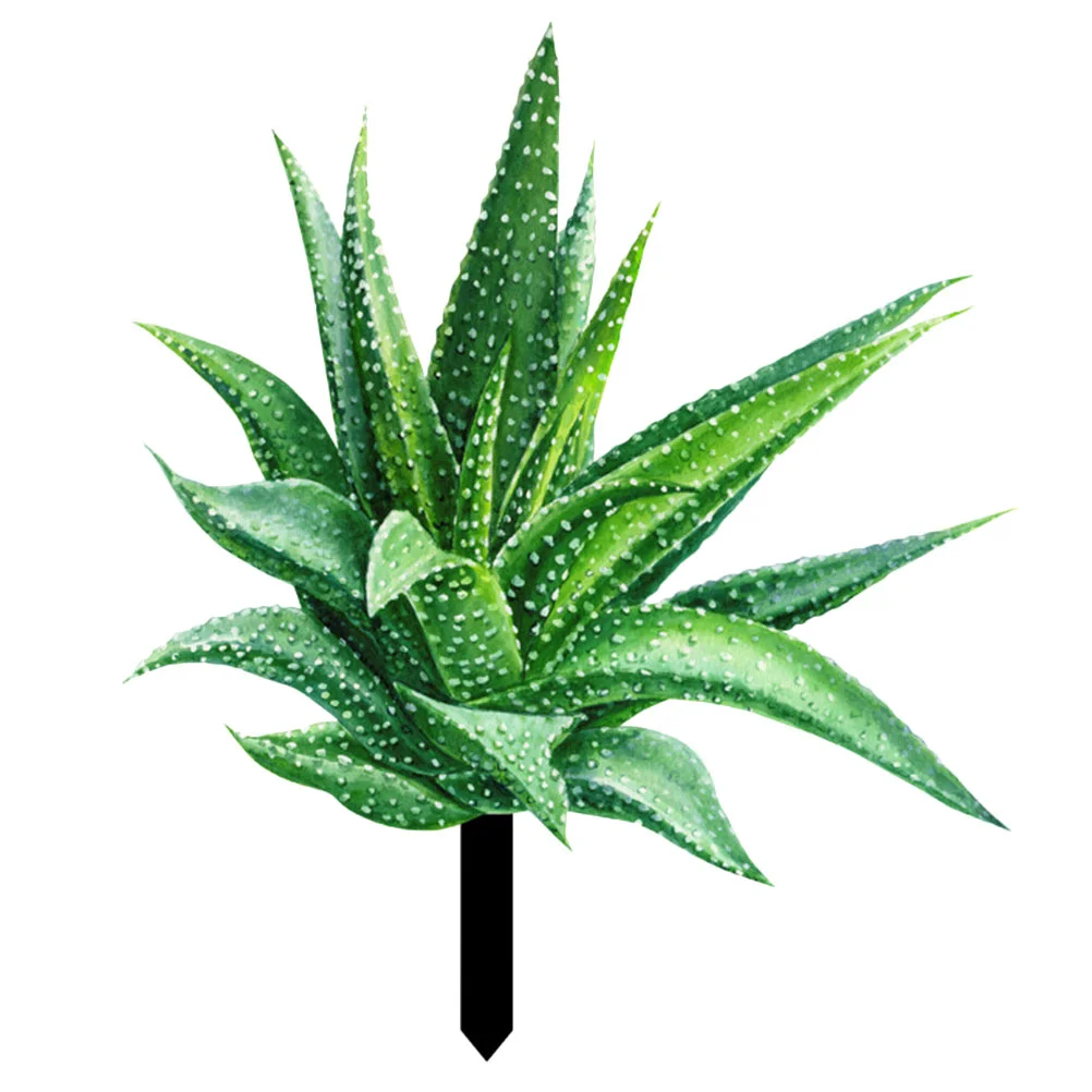 

Decorative Garden Inserts Signs Creative for Artificial Flower Bed Landscaping Decoration Acrylic Lawn Adornment Ornament