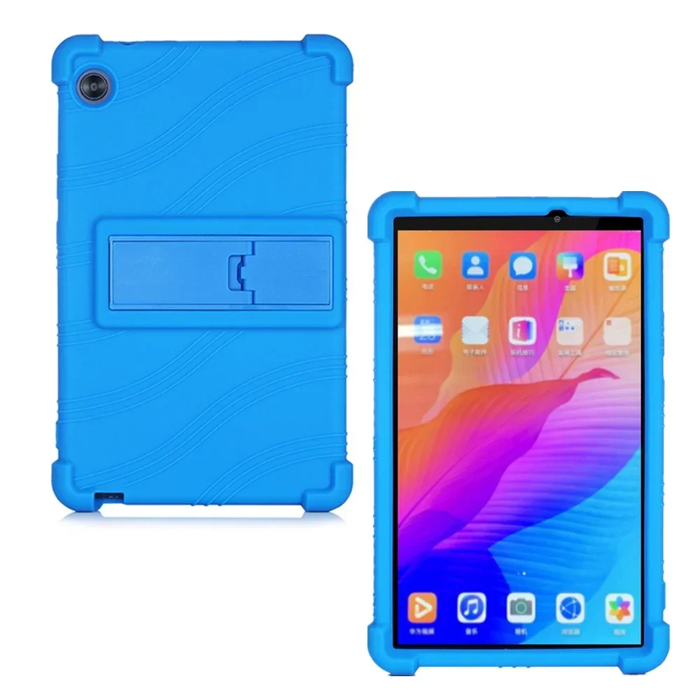 

Case for Huawei MatePad T8 Tablet Cover Funda Kobe2-L03 KOBE2-L09 kob2-w09 Soft Silicon Full Body Protector Stand Shell