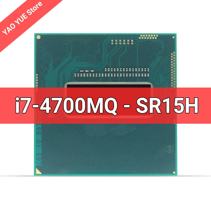 쿼드 코어 8 스레드 CPU 프로세서, i7 4700MQ i7 4700MQ SR15H, 2.4 GHz, 6M, 47W 소켓 G3 ...
