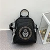 Women's Backpack High Quality Leather Backpacks Ladies 2024 New Casual Diamond Shoulder Bags For Women Travel Bag Female 3