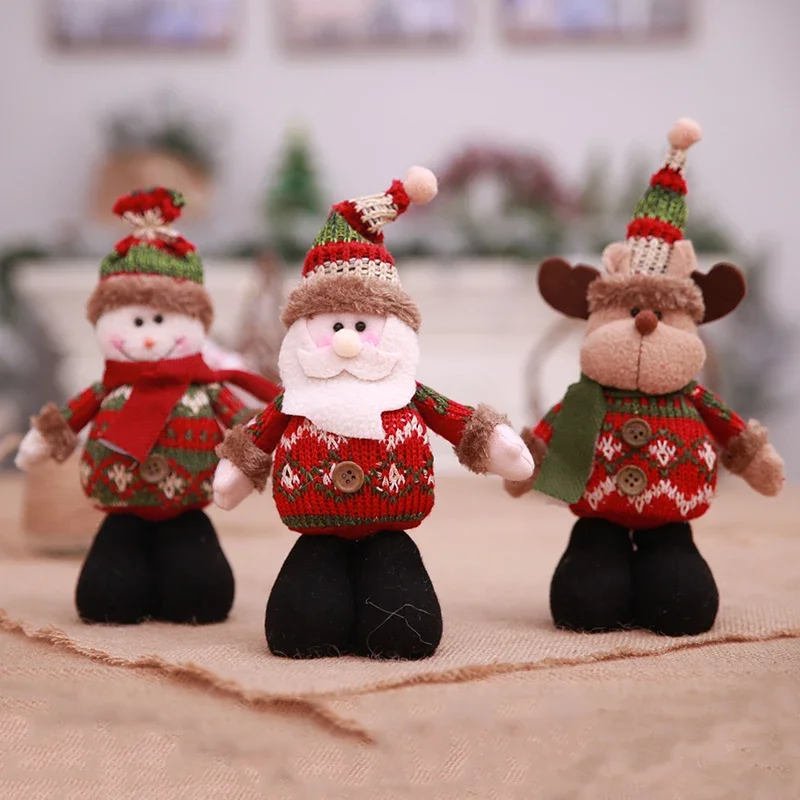 

Supplies old man doll desktop snowman props scene layout Christmas decorations