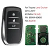 Toyota Land Cruiser 2016-2017 Smart Key 3 Buttons 433MHz BJ2EW 89904-60K80 1