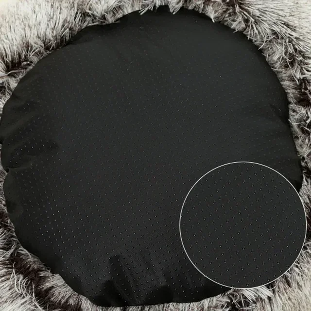 2 in 1 Winter Soft Plush Pet Bed with Cover Round Cat Bed Pet Mattress Warm Cat Dog Sleeping Nest Cave for Small Dogs Kitten 5