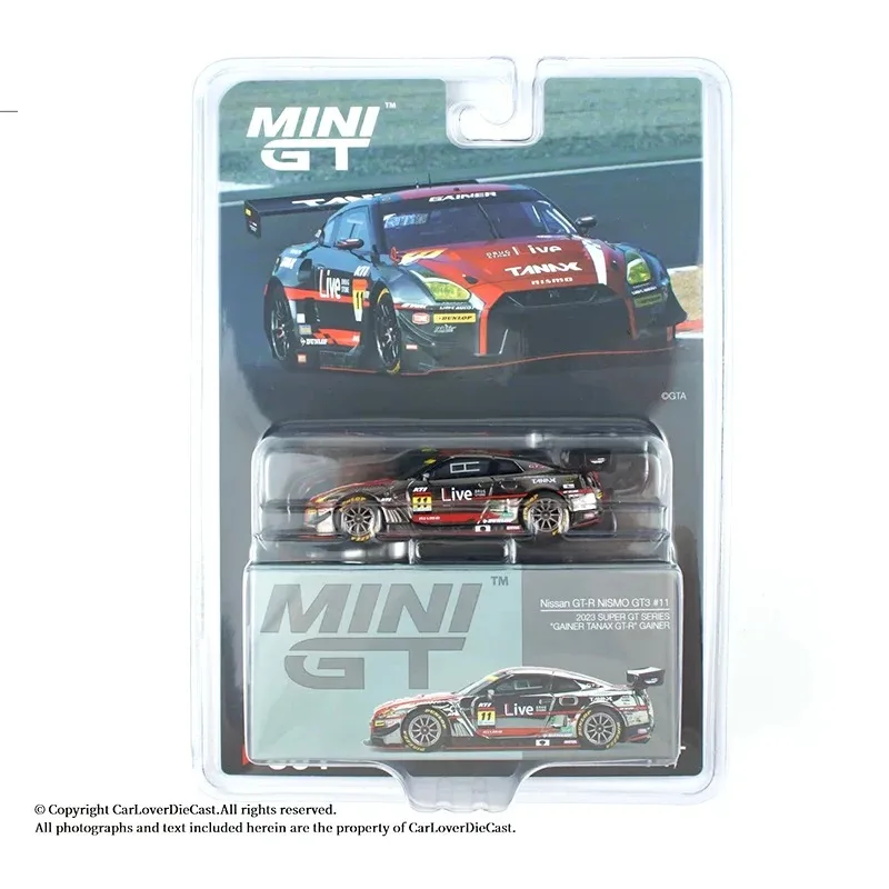 MINIGT 861 In Stock 1:64 GTR R35 #10 Ponos Gainer Diecast
