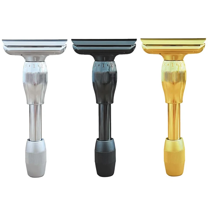 New Design 1-8 Adjustable Safety Shaver For Men High-Quality Double Edged Blade Shaving Razor For Mens Care (5 Blades) 5