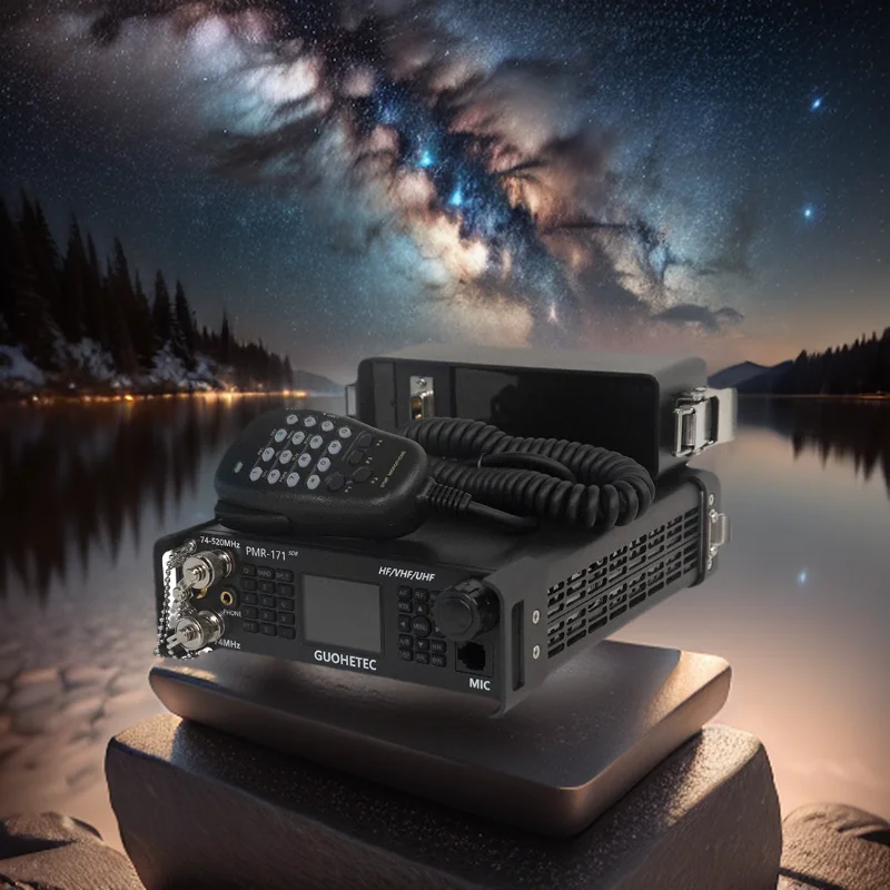 PMR-171 All-band All-frequency SDR Radio Ultra-Portable Mobile Transceiver Pmr171 VHF UHF HF CW FM AM SSB DMR 100KHz-2GHz 20W