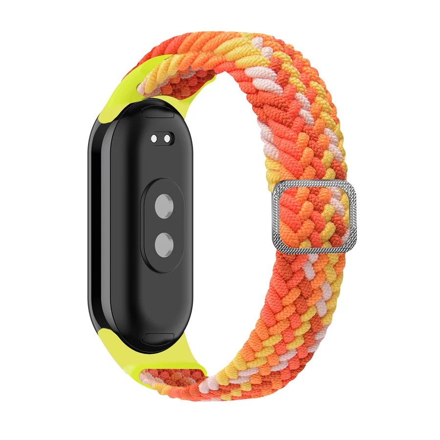 Elastic Nylon Braided Loop Adjustable Buckle Strap - Versatile Replacement Bracelet