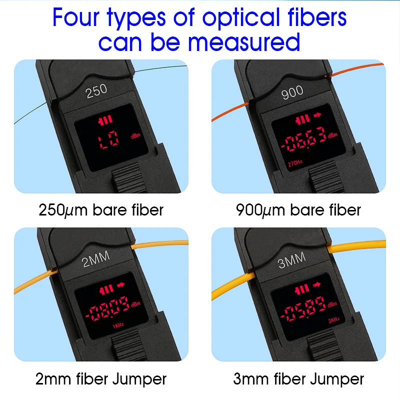 AUA-35 Metal Optical Fiber Identifier Fiber Optic Cable Testing Tool Live Fiber