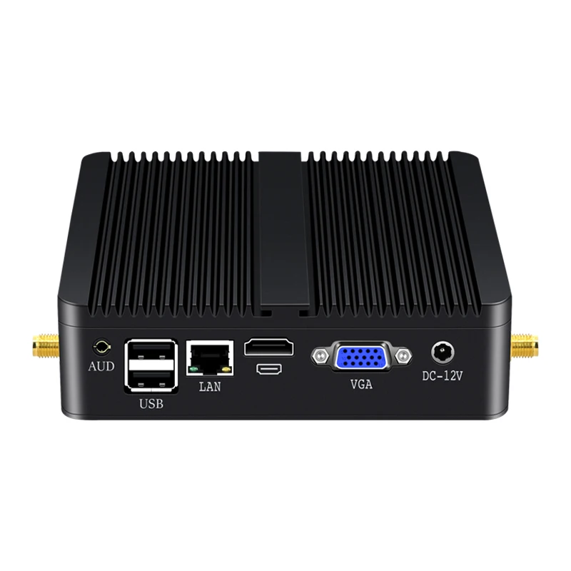 XCY 팬리스 미니 PC 인텔 코어 i7 4500U i5 4200U 기가비트 이더넷 HDMI VGA 디스플레이, 8x USB 포트, 지지대 와이파이 윈도우 리눅스