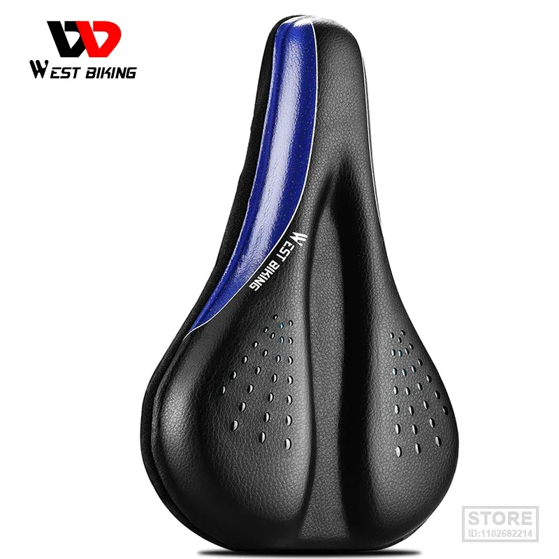 

Чехол для велосипедного сиденья WEST BIKING, гелевое удобное амортизирующее водонепроницаемое седло из пеноматериала, для горных и дорожных велосипедов, аксессуары
