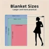 1pc Softball Pattern Blanket Fleece Throw Blankets 127.0X152.4 cm For Bed Couch Sofa 4
