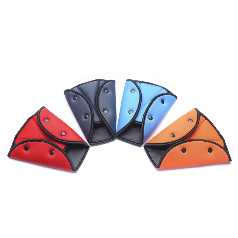 Seat Belt Covers Seat Belt Protector Universal Car Safe Seat Belt Cover Soft Adjustable Triangle Safety Seat Belt Pad Clips Protection for Baby Child Belts