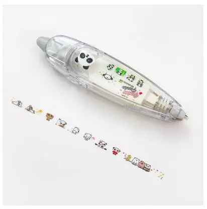 Kawaii Animal-Themed Decorative Correction Tape for Journals and Art Projects