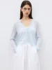 ZIQIAO Petite Size Self-made V-neck Light Knitted Cardigan for Women 2025 Spring New Versatile Casual Elegant Tops 25ZQ91160 1