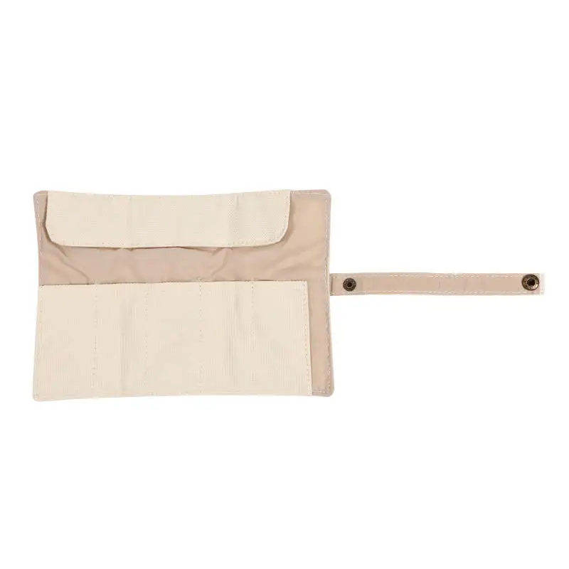 Premium Canvas Watch Band Roll Organizer with 5 Individual Slots, Portable Travel Stora... - SKU WBRO1546 - UGI Packaging