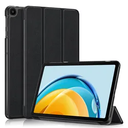 Sleek & Shockproof PU Leather Tablet Case - Ultra Slim Protective Cover (Black)