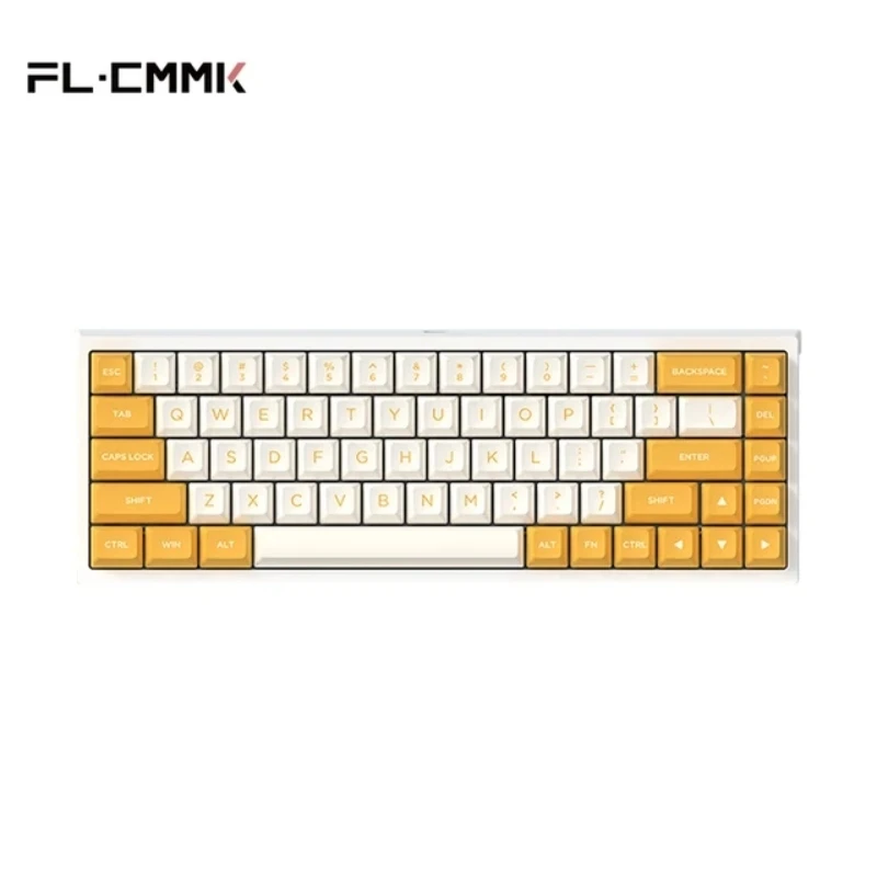 Esports-teclado Mecânico sem Fio Bluetooth de Modos Interruptor Gateron Rgb Teclado Hot-swappable Mac e Ipad 2.4g 68 Teclas Fl680 fl ·