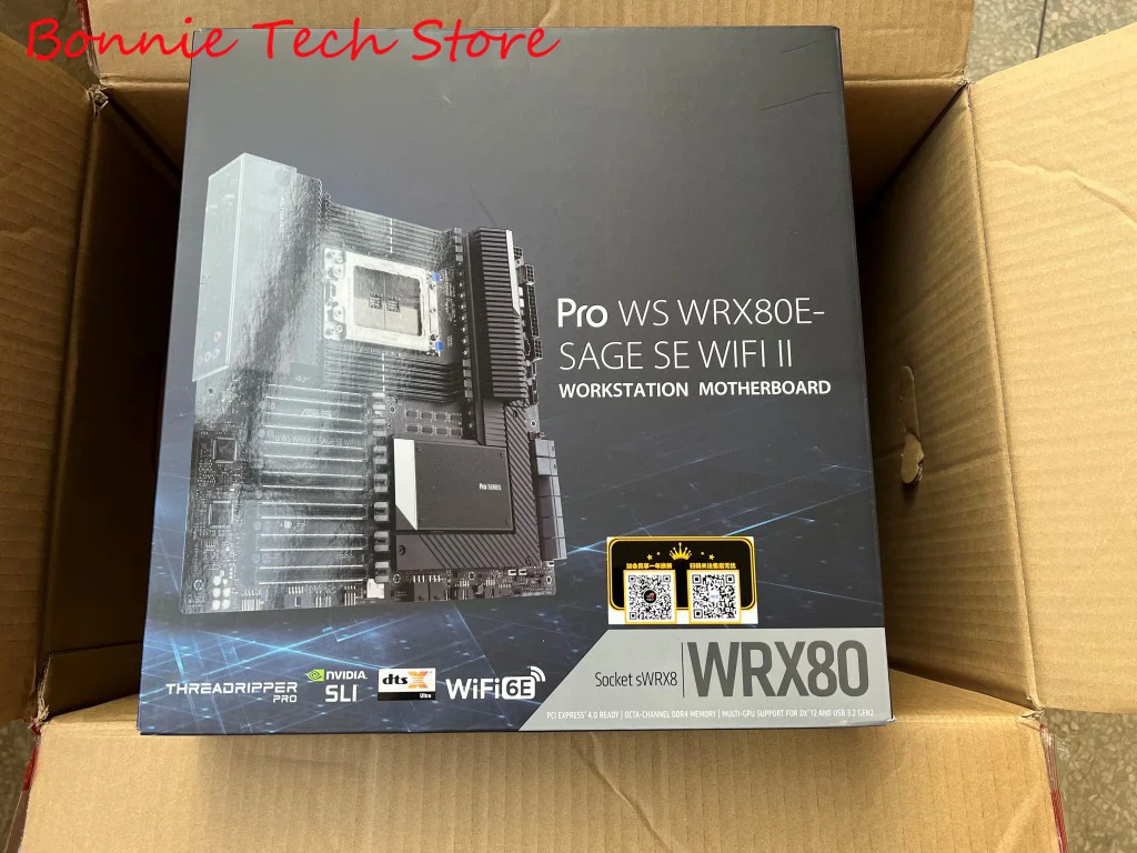 

Pro WS WRX80E-SAGE SE WIFI II, процессоры серии Ryzen Threadripper PRO