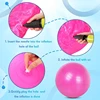 Exercise Yoga Ball Yoga Balance Stability Swiss Ball Support Up to 200 lbs Suitable for office home work gym 4