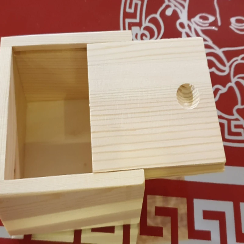 Ring Organizer Crafts Case Handmade Jewelry Storage Box Natural Color Handmade Soap Packaging Wooden Box  Wood Plain Candy Case