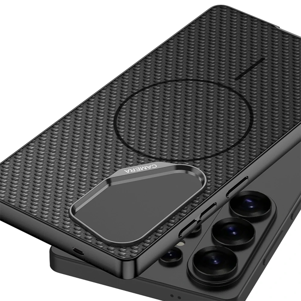 Magnetic Leather Thin Matte Phone Case with Magsafe Compatibility - Wireless Charging Shockproof Cover