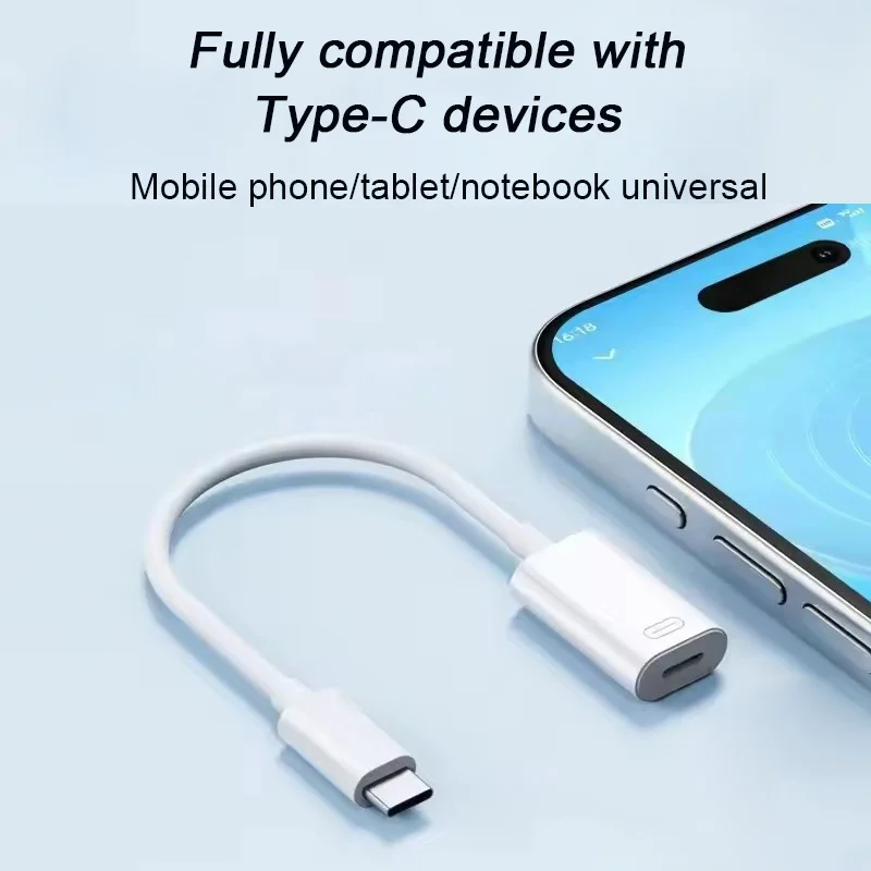 아이폰 16 15 시리즈용 OTG 어댑터 USB C 고속 충전 데이터 전송 타입 C 컨버터 (애플 아이패드 맥북 호환)