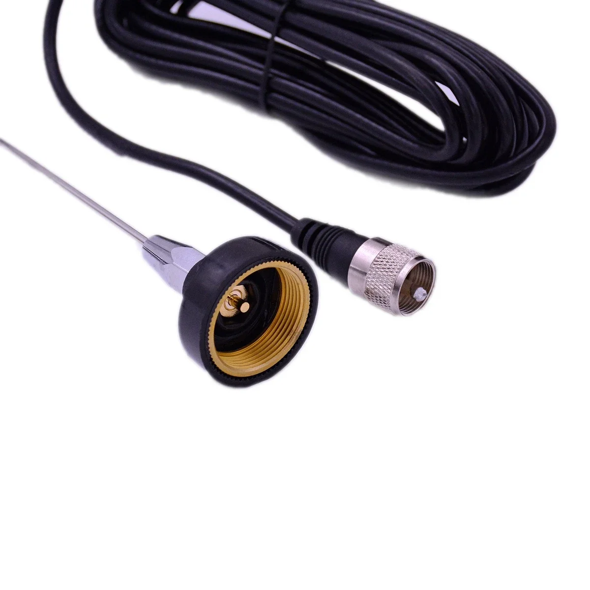 Support Magnétique PL-259 Vers NMO Avec Câble Coaxial 5 M - Pour Antenne Radio Voiture, Compatible Motorola