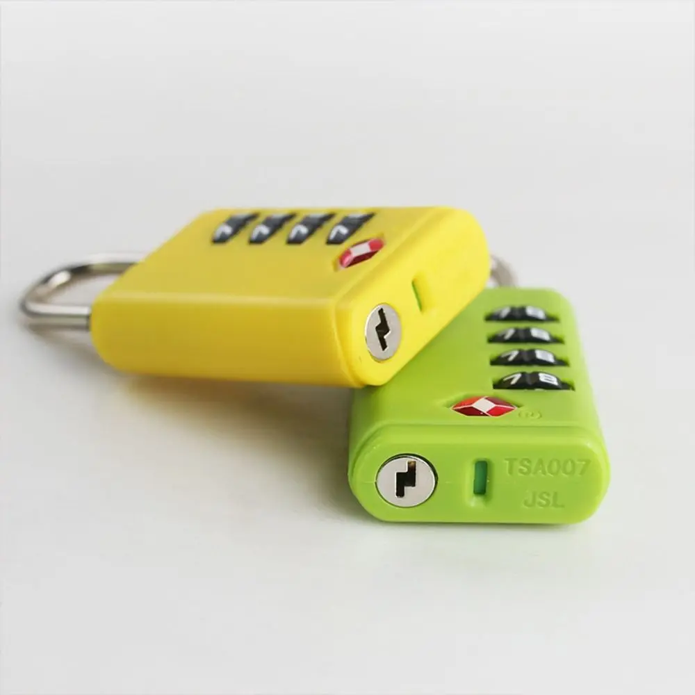 New TSA 4 Digit Combination Lock Portable Anti-theft Customs Password Lock for Travel Suitcase Luggage Coded Lock Security Tool