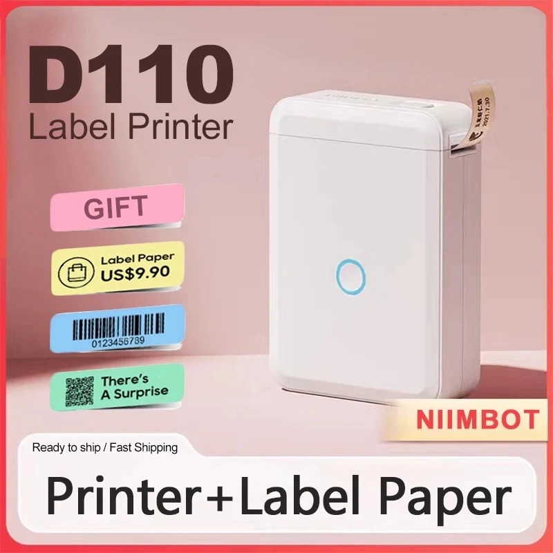 

Портативный термопринтер Nimbot D110, самоклеящийся мини-принтер