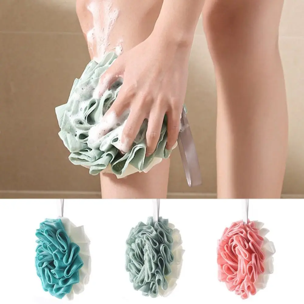 

Soft Bath Ball Body Cleaning Lightweight Exfoliating Brush Mesh Foaming Sponge Non-scattered Shower Ball Bathroom