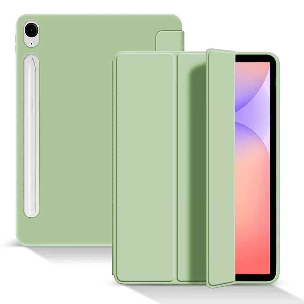 Premium Trifold Stand Flip Case with Soft TPU Back and Auto Wake/Sleep Feature