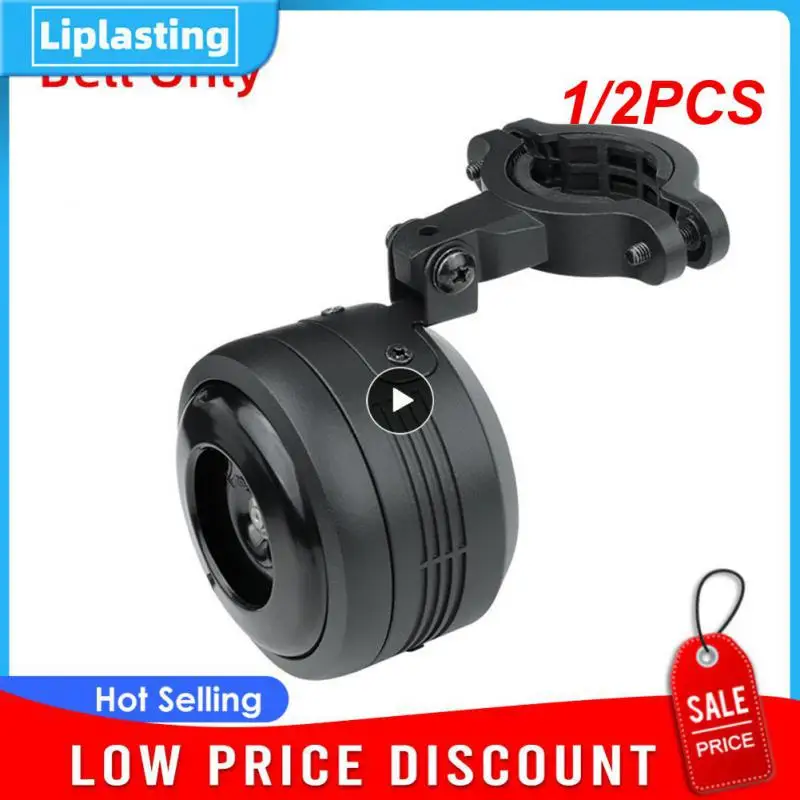 

1/2PCS 125db USB Charge Bell Motorcycle Scooter Trumpet Electric Bike Horn 1300mAH Anti-theft Alarm Siren & Remote
