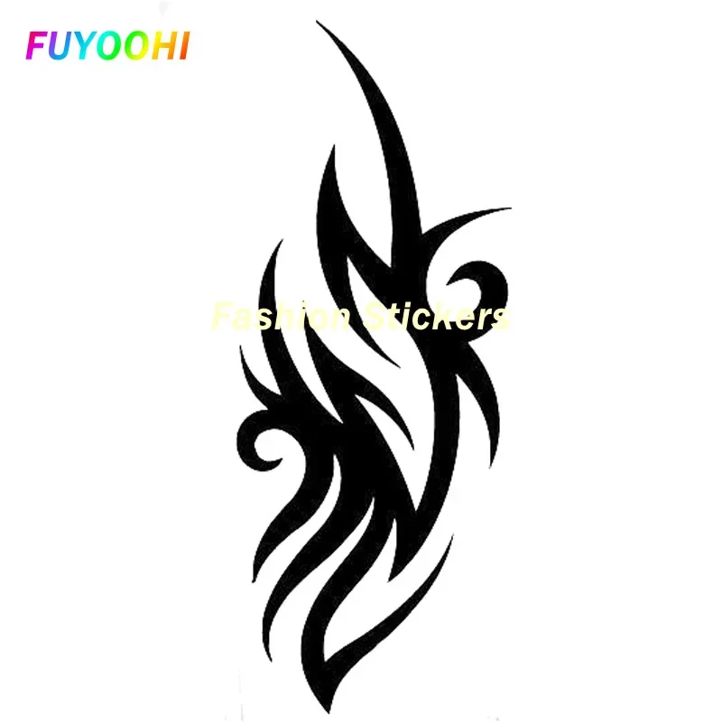 

Внешние/Защитные забавные стикеры FUYOOHI, Модные Этнические татуировки, наклейки на автомобиль, мотоцикл, автомобиль, зеркало заднего вида, Декор, ПВХ, Стайлинг автомобиля