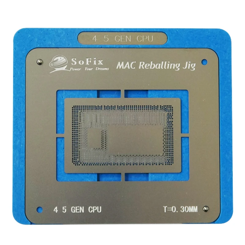 Logic board BGA reballing Magnetic Stencil for Macbook Chip Solder Paste Reballing Jig T2,AM,NAND,GPU,CPU,PMU/SMC/USBCT1/T2 RAM